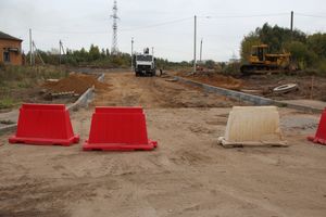 Строительство участка улицы Дружбы близится к завершению (ФОТО)