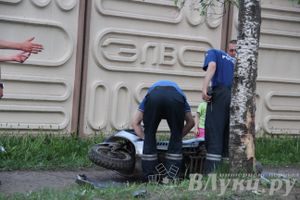 В городе участились аварии со скутеристами