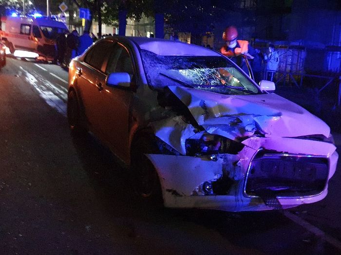 Вечернее ДТП на Октябрьском (ФОТО)