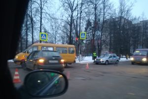 ДТП на перекрестке пр. Ленина и ул. Ставского (ФОТО)