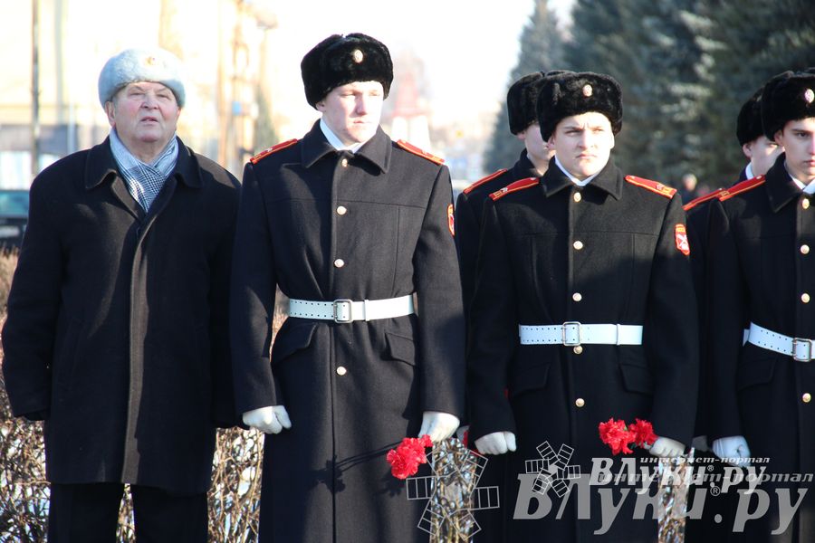 90-летие со дня рождения Александра Матросова. Митинг и возложение цветов к памятнику