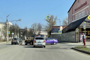 ДТП на проспекте Октябрьском в Великих Луках (ФОТО)