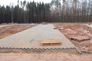 В медленном строительстве великолукского велоцентра виноват дождь (ФОТО)