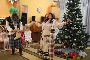 новый год в саду