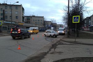 ДТП на пр. Гагарина: пострадала женщина на пешеходном переходе (фото)