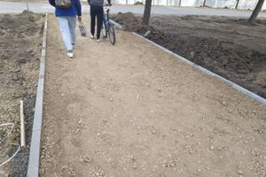 На улице Герцена идёт капитальный ремонт тротуаров (ФОТО)