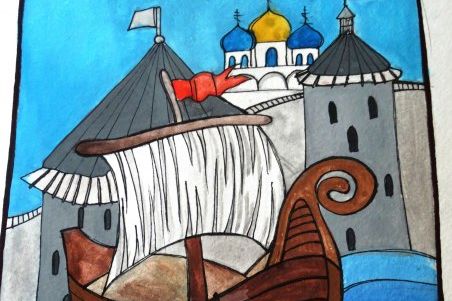 Более 100 детей приняли участие в творческом конкурсе официальных символов Псковской области