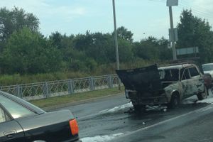 В Псковской области водитель чиркнул спичкой за рулем и едва не взорвал автомобиль (ФОТО)