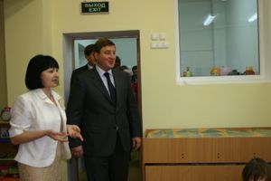 Губернатор области принял участие в торжественной церемонии открытия нового детского сада (ФОТО)