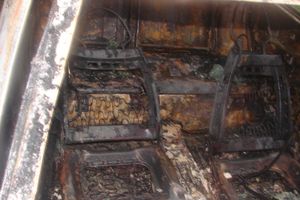 В Псковской области в сгоревшей машине найдено тело владельца (фото)