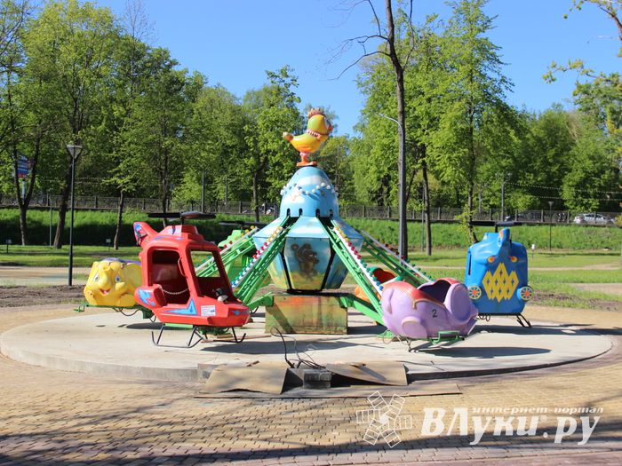 В парке культуры появляются новые аттракционы (ФОТО)