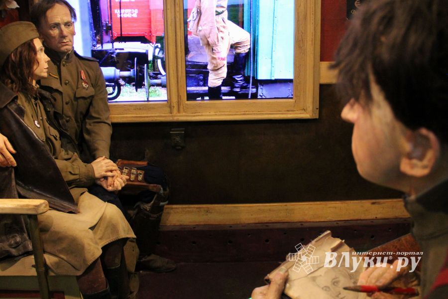 В Великих Луках работает инсталляция «Поезд Победы» (ФОТО)