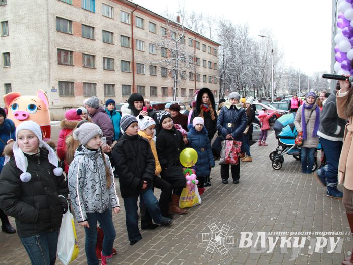 Открытие супермаркета «Тележка» в Великих Луках