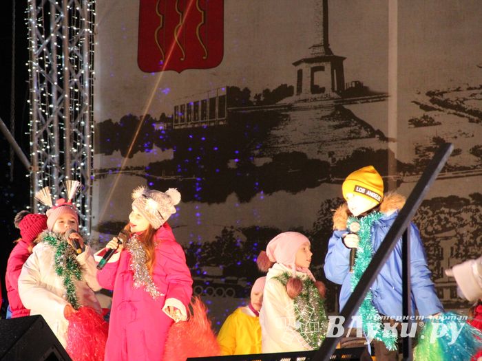 Дождик не помешал открытию городской ёлки (ФОТО)