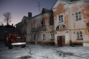 Пожар на ул. Герцена в Великих Луках (ФОТО)