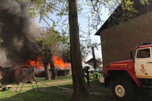 Пожар в проезде Нелидовском (ФОТО; ВИДЕО)