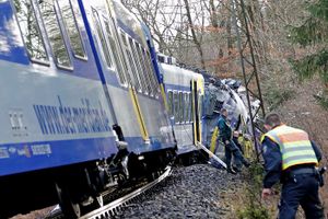 В Германии столкнулись два поезда (фото)