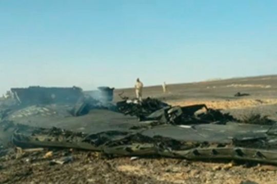Появились первые фото с места катастрофы Airbus A321 (фото)