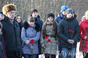 90-летие со дня рождения Александра Матросова. Митинг и возложение цветов к памятнику