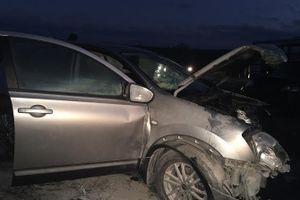 В Великих Луках произошло тройное ДТП (фоторепортаж)