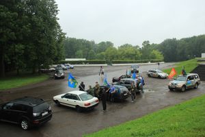 Участники Автопробега ВДВ «Россия - Казахстан - Беларусь «Дорогами воинской славы» посетили Великие Луки