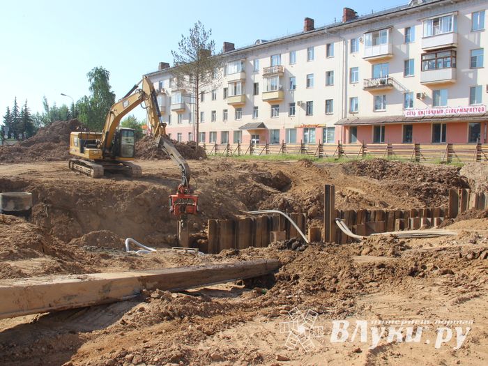 Новости со строительства подземных переходов в Великих Луках (ФОТО)