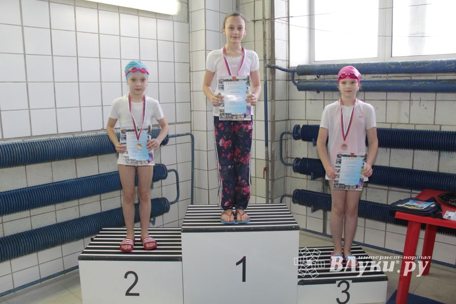 В Великих Луках прошли соревнования по плаванию «Быстрый Кашалот»