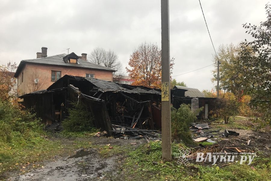 В результате поджога в Великих Луках пострадал 1 человек (ФОТО)