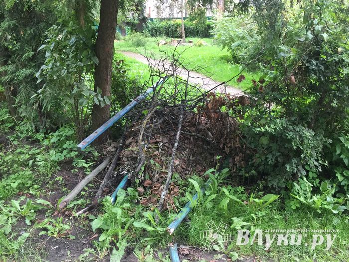 Обратная сторона центра Великих Лук (ФОТО)