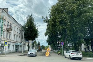 На улице Некрасова идут дорожные работы (ФОТО)