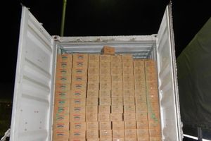 Консервы из Китая везли с нарушениями (фото)