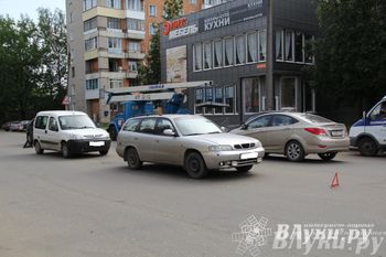 На перекрестке Дьяконова-Гагарина произошло ДТП (ФОТО)