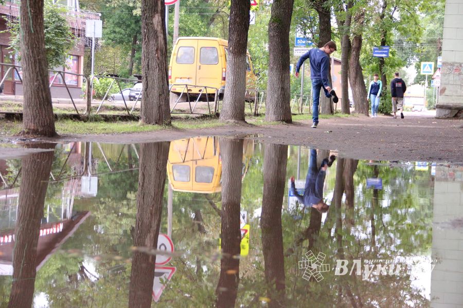 Мечта великолучан: по городу в чистой обуви (ФОТО)