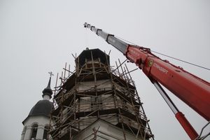 Новая глава-луковица появится на Свято-Вознесенском соборе в Великих Луках (ФОТО)