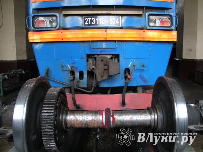 Великолукские школьники почувствовали себя машинистами (ФОТО)