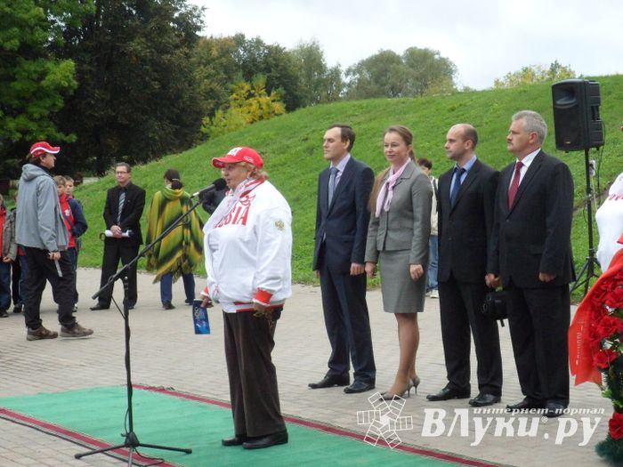 Великие Луки встретили олимпийских чемпионов (ФОТО)