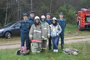 Пожарная эстафета в «Походе Первокурсника-2016» (ФОТО)