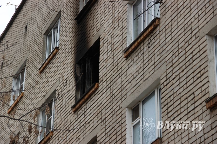 В Великих Луках на пожаре спасли малыша (ФОТО)