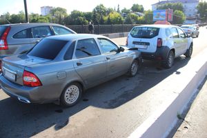 ДТП на центральном мосту через Ловать (ФОТО)