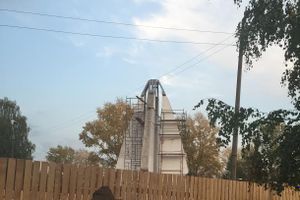 ​В Великих Луках продолжают реконструировать памятник в честь 800-летия города (фото)