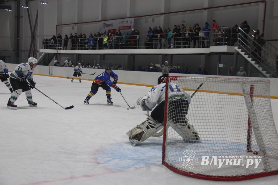 Псковская «Ганза» не смогла распечатать ворота ХК «ЛукиСпорт» (ФОТО)