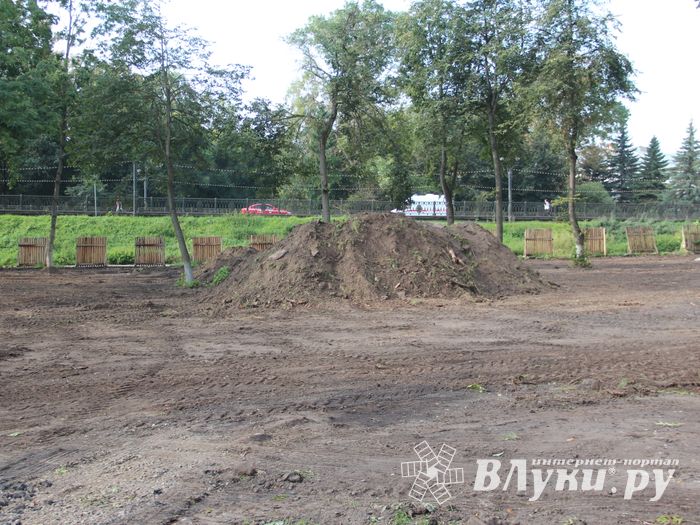 В великолукском парке приступили к планировке территории (ФОТО)