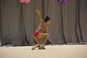 В Великих Луках завершился первый день соревнований Открытого Первенства города по художественной гимнастике (ФОТО) (0+))