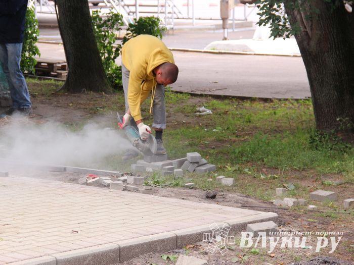В Великих Луках сажают, стригут и красят (ФОТО)