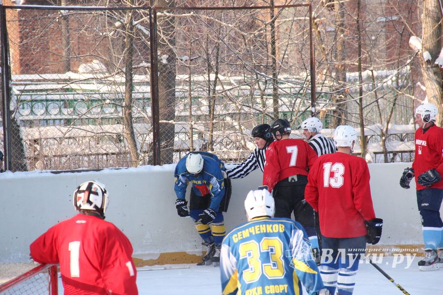 Великолукский хоккей: много забитых шайб и немного потасовок и разбитых лиц (фото)