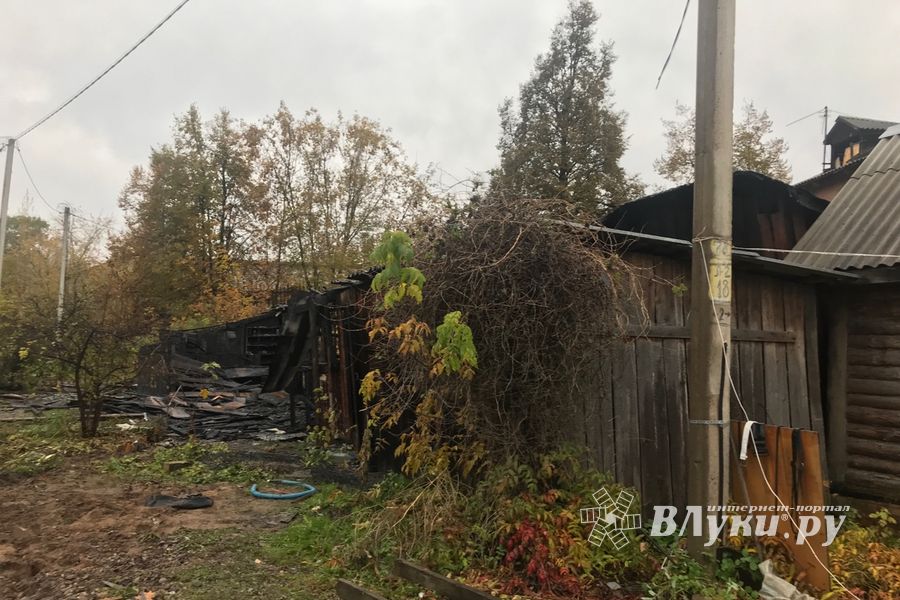 В результате поджога в Великих Луках пострадал 1 человек (ФОТО)