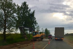 На трассе М9 Москва-Балтия продолжаются ремонтные работы (ФОТО)
