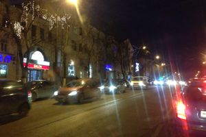 Великие Луки встали в пробку (фото)