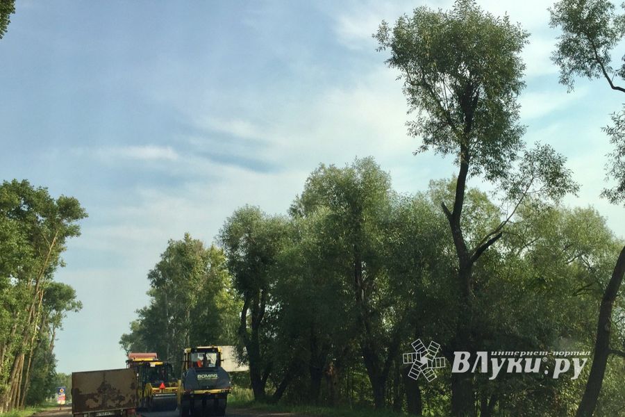 В Великолукском районе продолжается ремонт дорог (ФОТО)