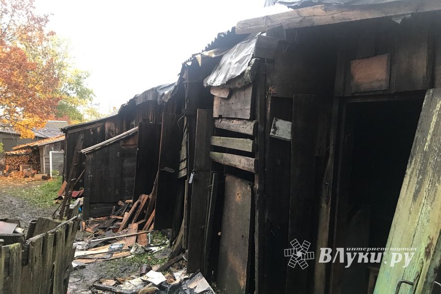 В результате поджога в Великих Луках пострадал 1 человек (ФОТО)